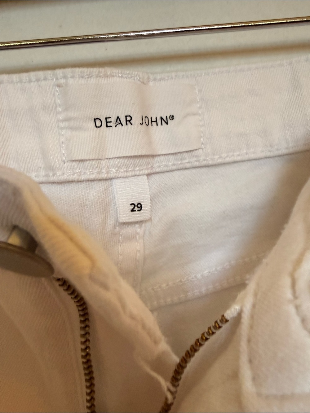 NWT Dear John Ava High Rise Denim Shorts White Cutoff Size 29 - Summer Must Have - Picture 4 of 8